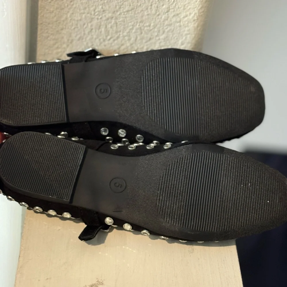 Kids' Toree Rhinestone Ballet Flats Black - art class - NEW Multiple Youth Sizes - Picture 5 of 8